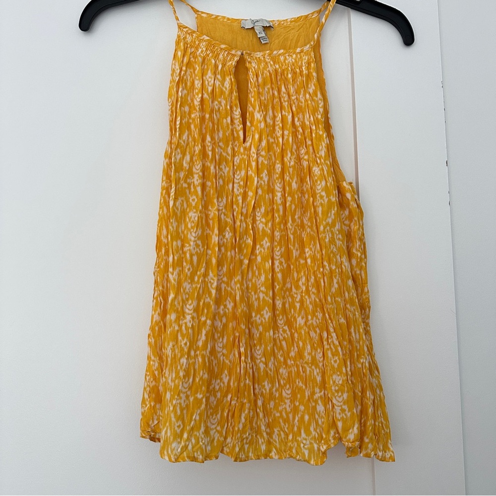 Joie Hirota Crinkled Silk Halter Top